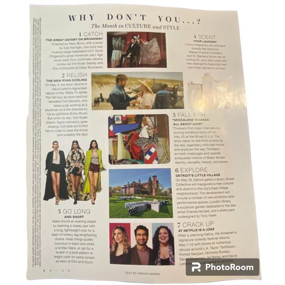 LeVian Print Ad Campaign Spring 2024 8x10 Ready to Frame Original Magazine - Picture 4 of 5